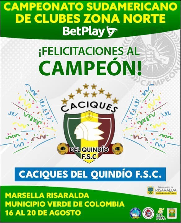 Colombia Campeón Copa Sudamericana Zona Norte